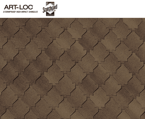 Art-Loc Shingles Amber color 