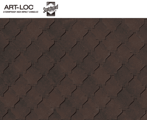 Art-Loc Shingles Char Blend color 